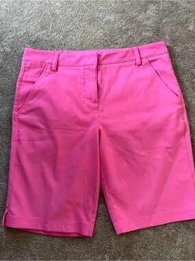 Puma Women's Bright Pink Bermuda Shorts